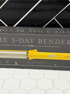 Drybar 3-Day Bender Curling Iron in Yellow